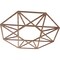 Ekena Millwork Guardian Wood Fretwork Pierced Ceiling Medallion, Walnut, 26"OD x 10 1/8"ID x 3/8"T CMWP26X26X0375GDWA - alternate 5